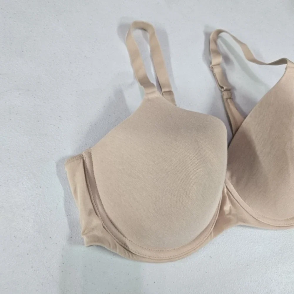 Bali Women Bra‎ 40D Beige T Shirt Underwired Strap Adjustable
